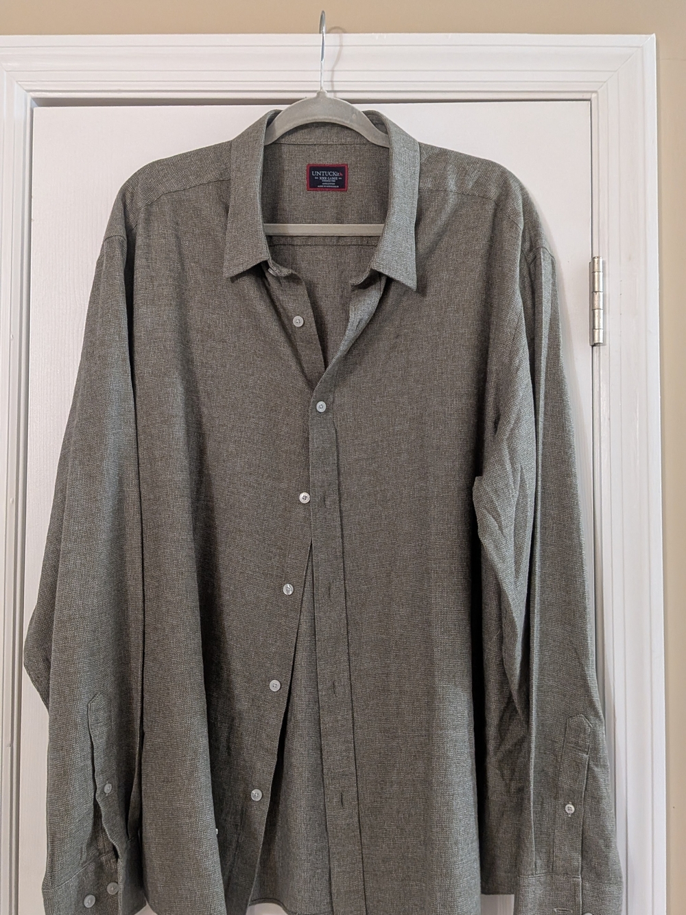 Untuckit Men's Long-Sleeve Button-Up Shirt XXXL